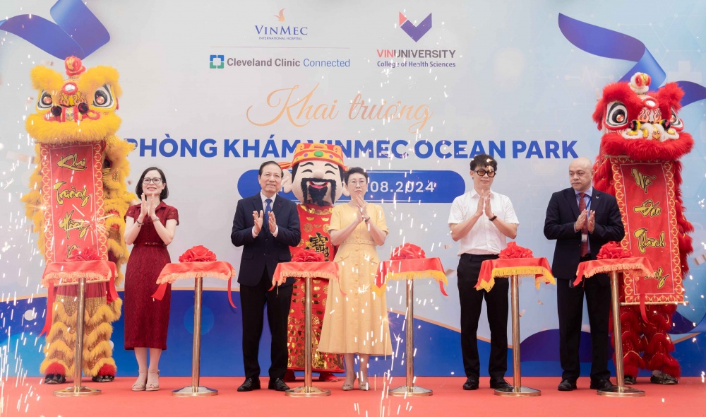 Phòng khám Vinmec Ocean Park chính thức khai trương, cung cấp dịch vụ y tế ban đầu nhanh chóng, thuận tiện cho cư dân giữa đại đô thị