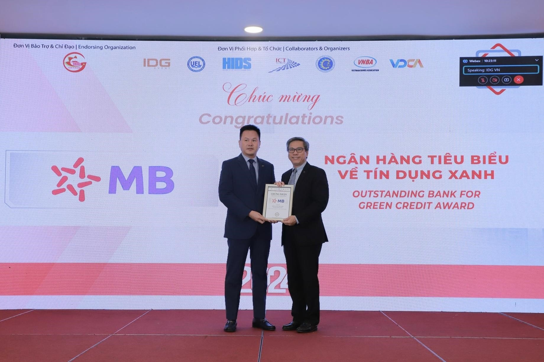 MB được vinh danh "Ngân hàng Việt Nam tiêu biểu 2024"