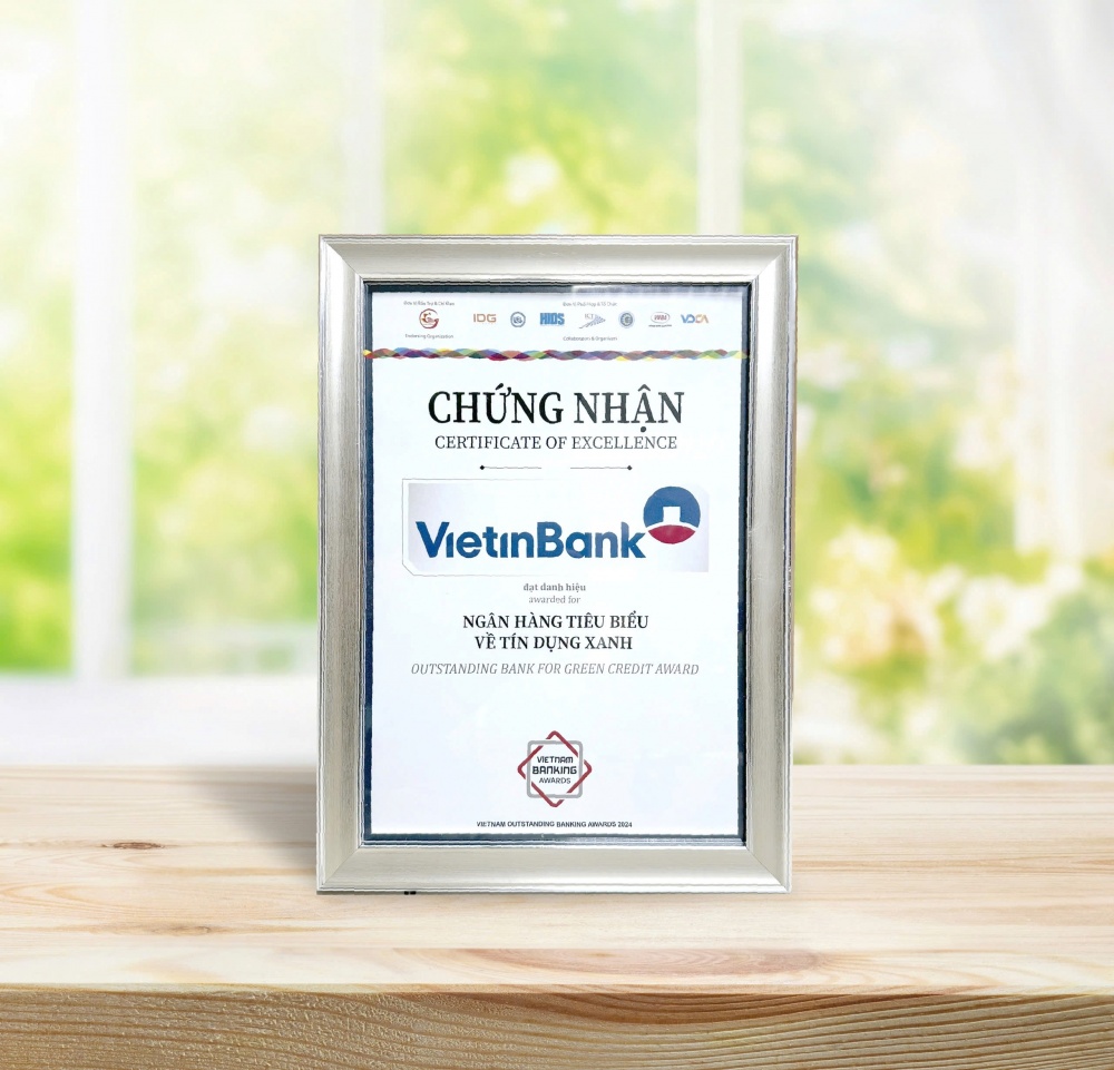 VietinBank – Ngân hàng tiêu biểu về tín dụng xanh 2024