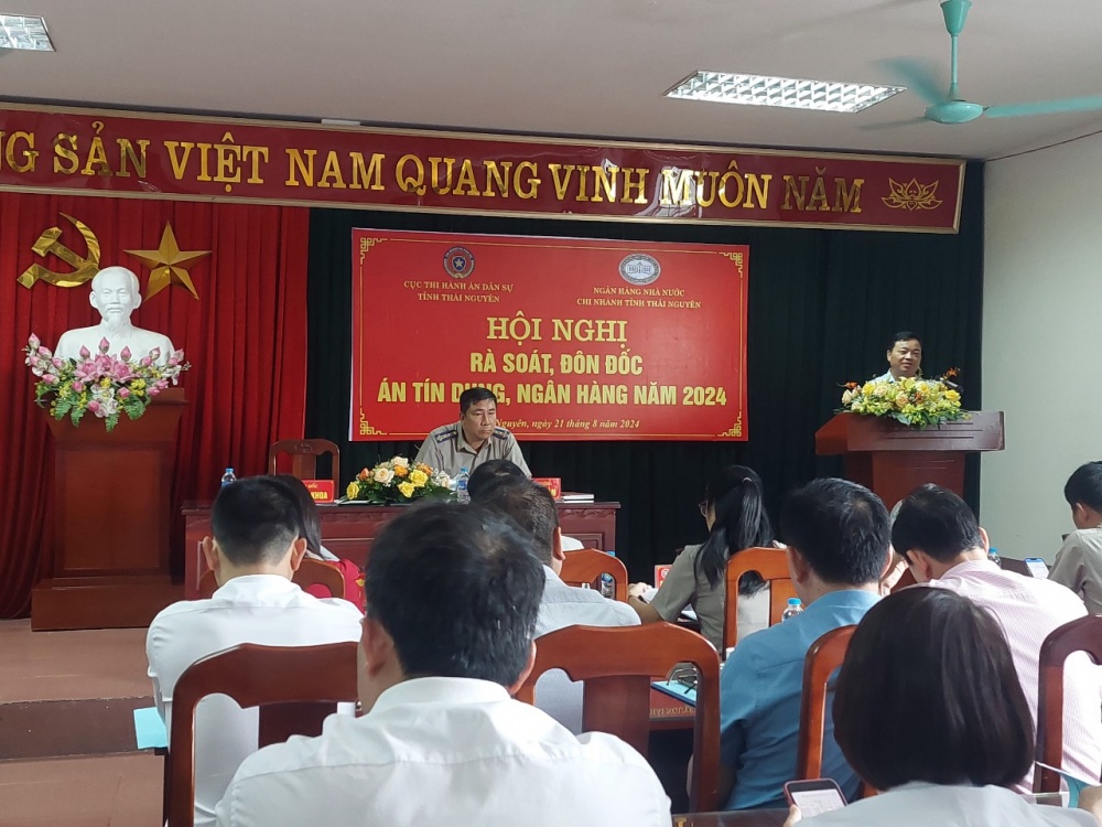 Thái Nguyên: Rà soát, đôn đốc án tín dụng ngân hàng năm 2024