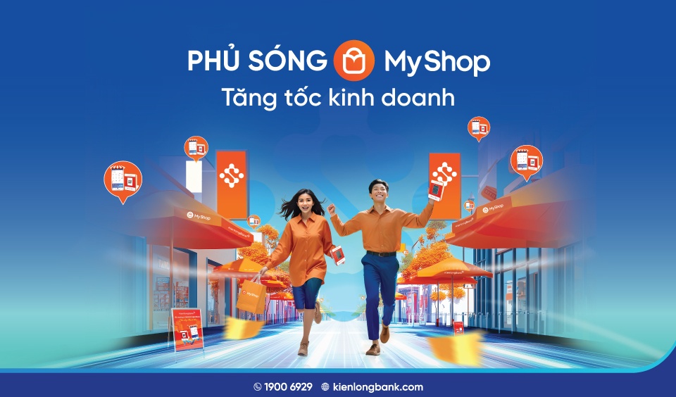 Bộ giải pháp MyShop & Paybox của KienlongBank đã được trên 80.000 cửa hàng sử dụng