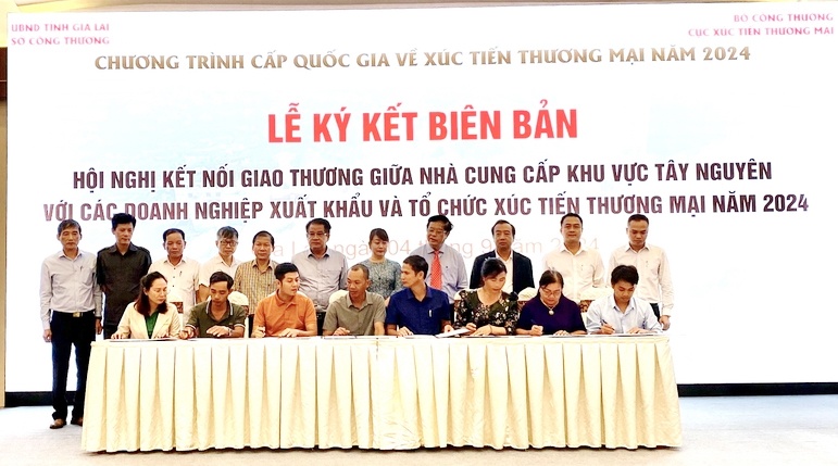 Gia Lai: Gần 100 doanh nghiệp, hợp tác xã kết nối giao thương