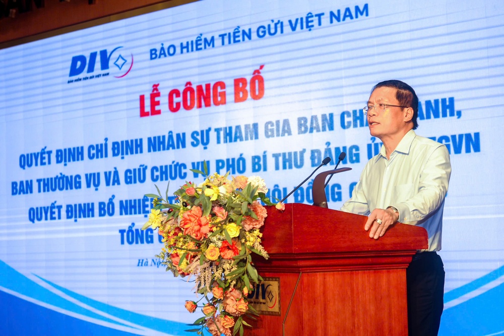 Ông Đặng Duy Cường được bổ nhiệm Tổng Giám đốc Bảo hiểm Tiền gửi Việt Nam