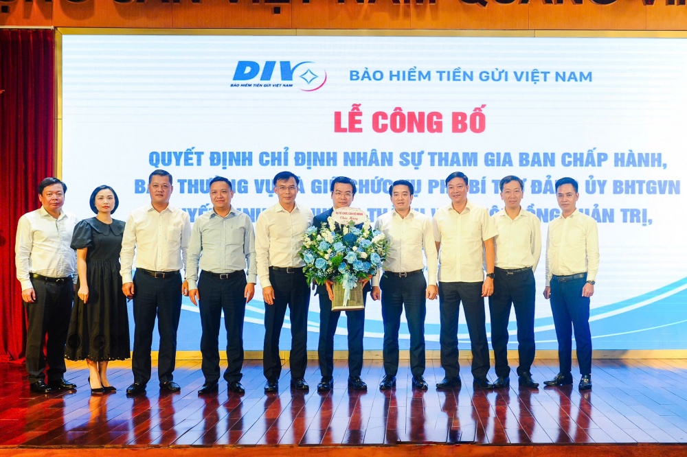 Ông Đặng Duy Cường được bổ nhiệm Tổng Giám đốc Bảo hiểm Tiền gửi Việt Nam