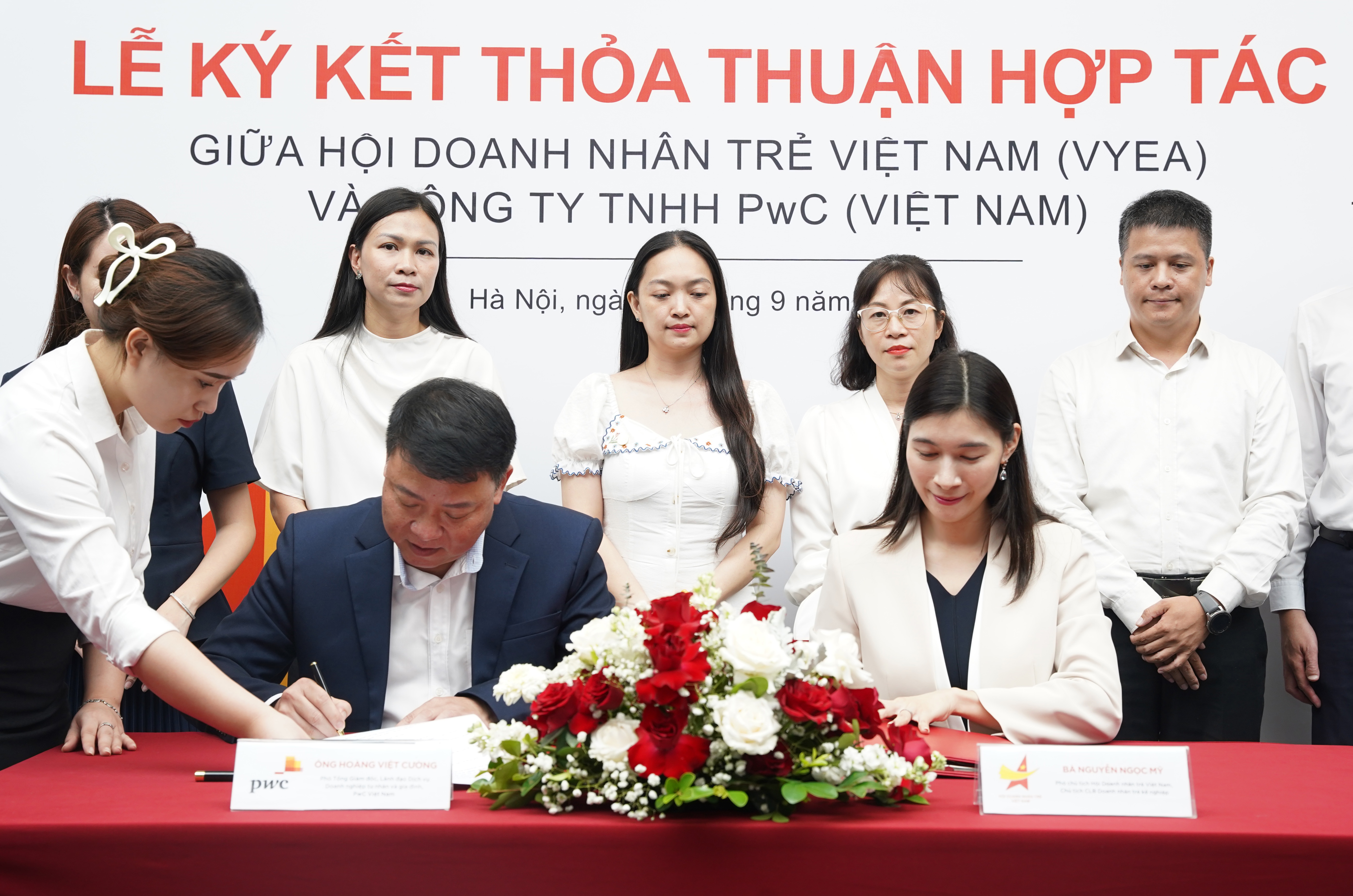 Hội Doanh nhân trẻ Việt Nam và PwC Việt Nam ký kết Thỏa thuận hợp tác hỗ trợ chuyên môn