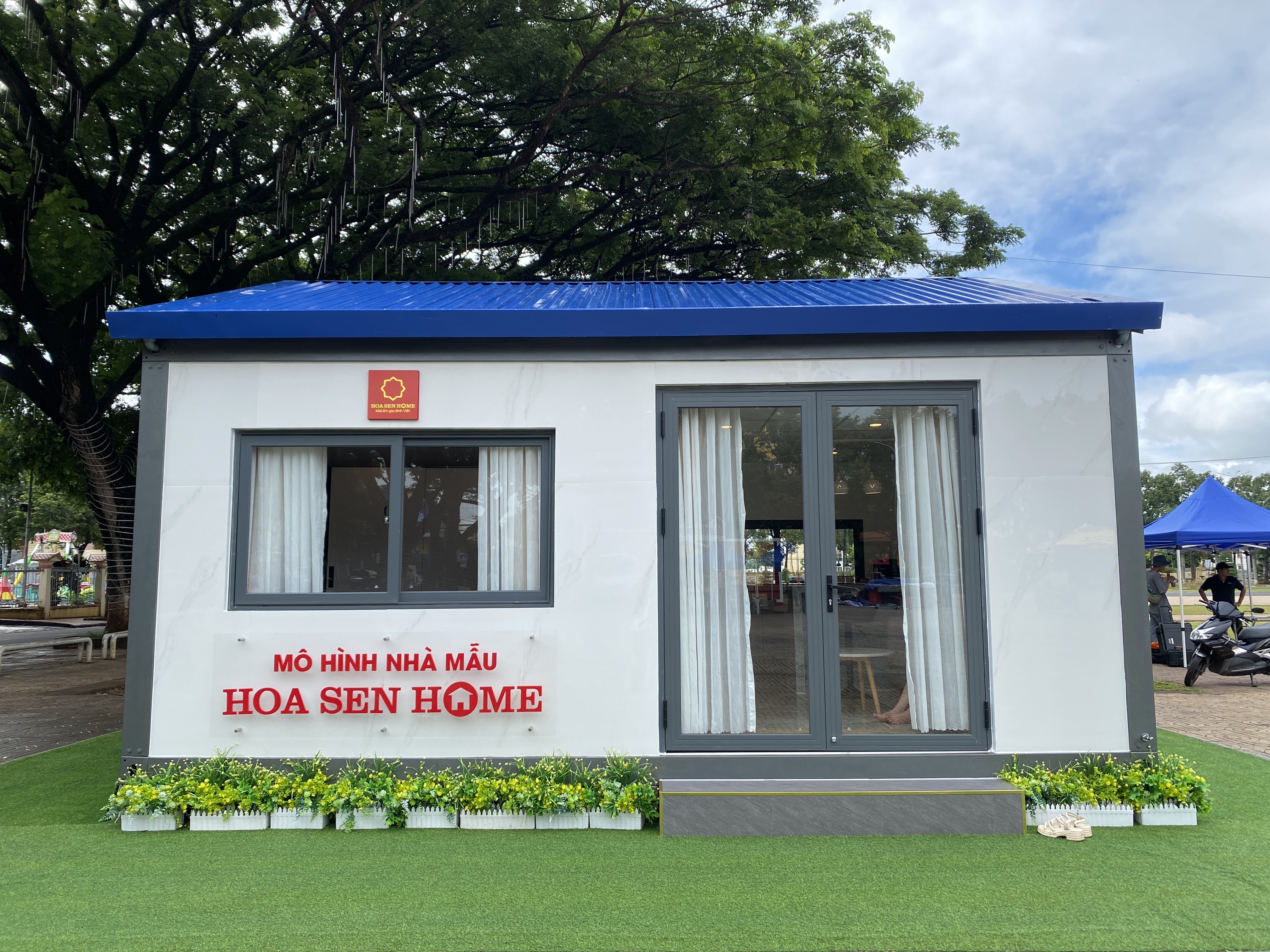 Mô hình nhà mẫu Hoa Sen Home lần đầu được giới thiệu đến bà con Đắk Lắk