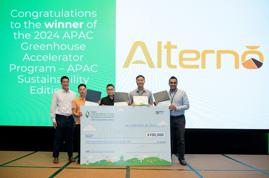 PepsiCo công bố Startup Việt Nam Alterno là Người chiến thắng của APAC Greenhouse Accelerator năm 2024