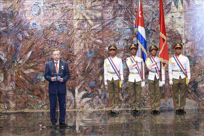 Cuba trao tặng Huân chương Jose Marti cho Tổng Bí thư, Chủ tịch nước Tô Lâm- Ảnh 3.