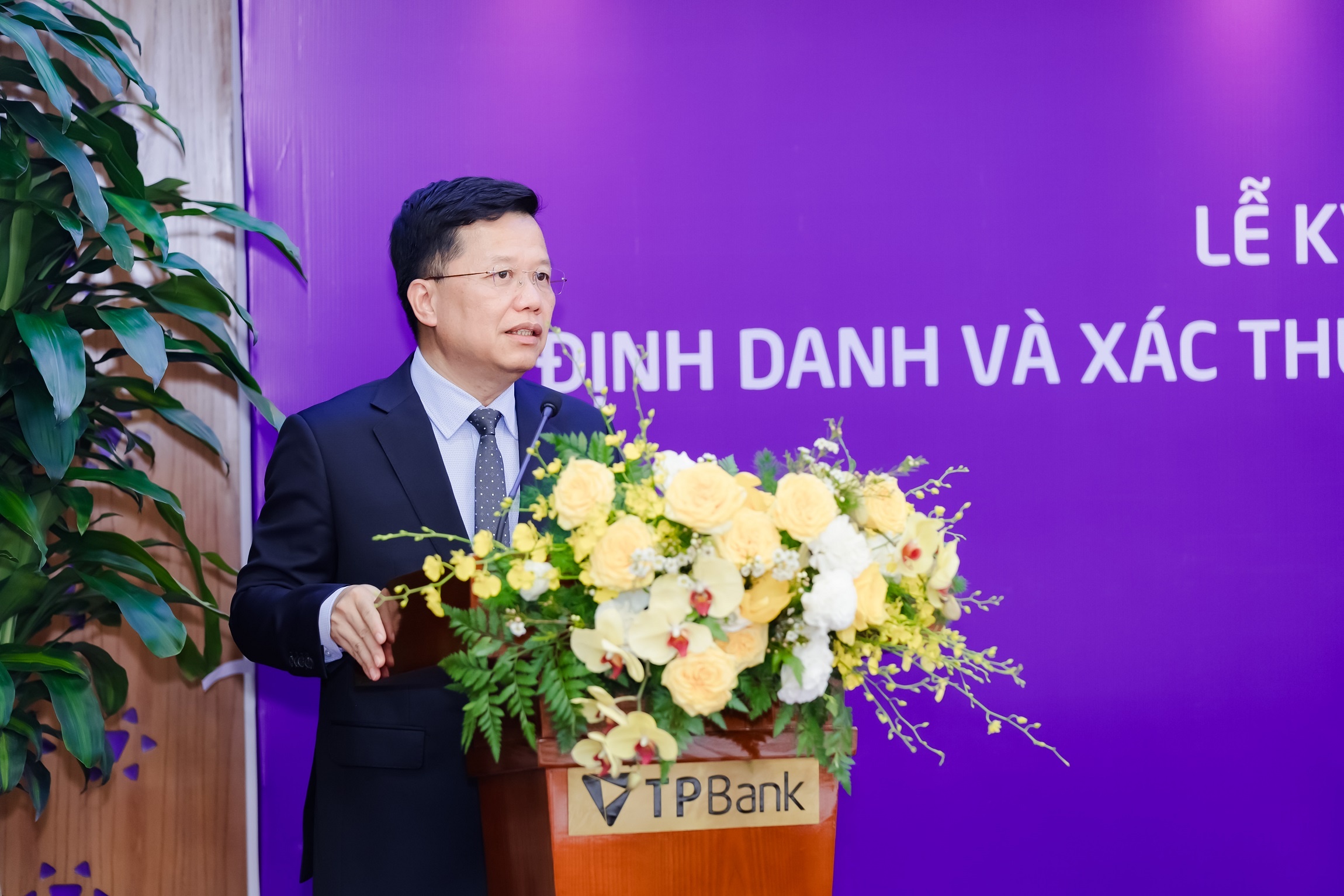 Tổng giám đốc TPBank Nguyễn Hưng phát biểu tại sự kiện