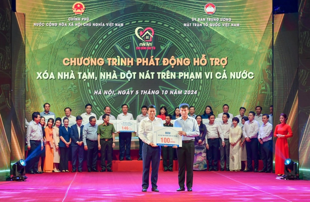 BIDV chung tay xóa nhà tạm, nhà dột nát