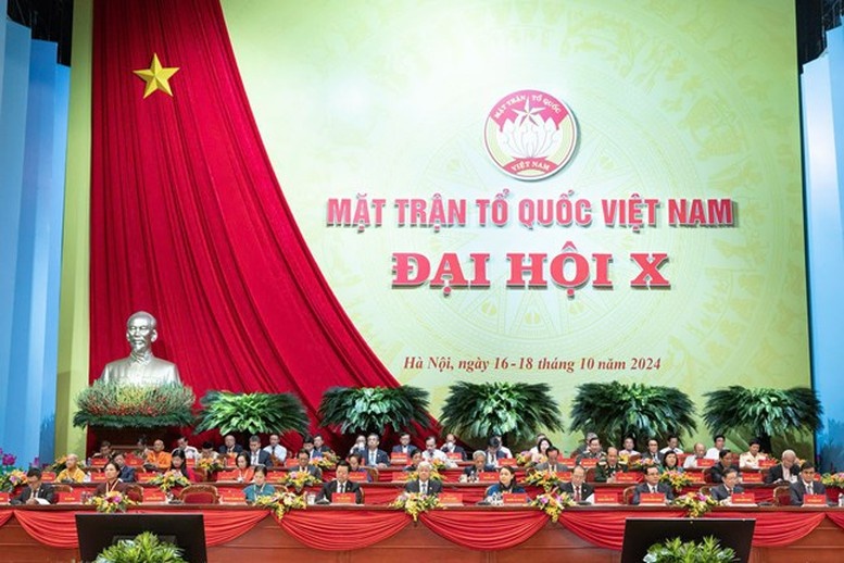 Ngày làm việc đầu tiên của Đại hội đại biểu toàn quốc MTTQ Việt Nam lần thứ X