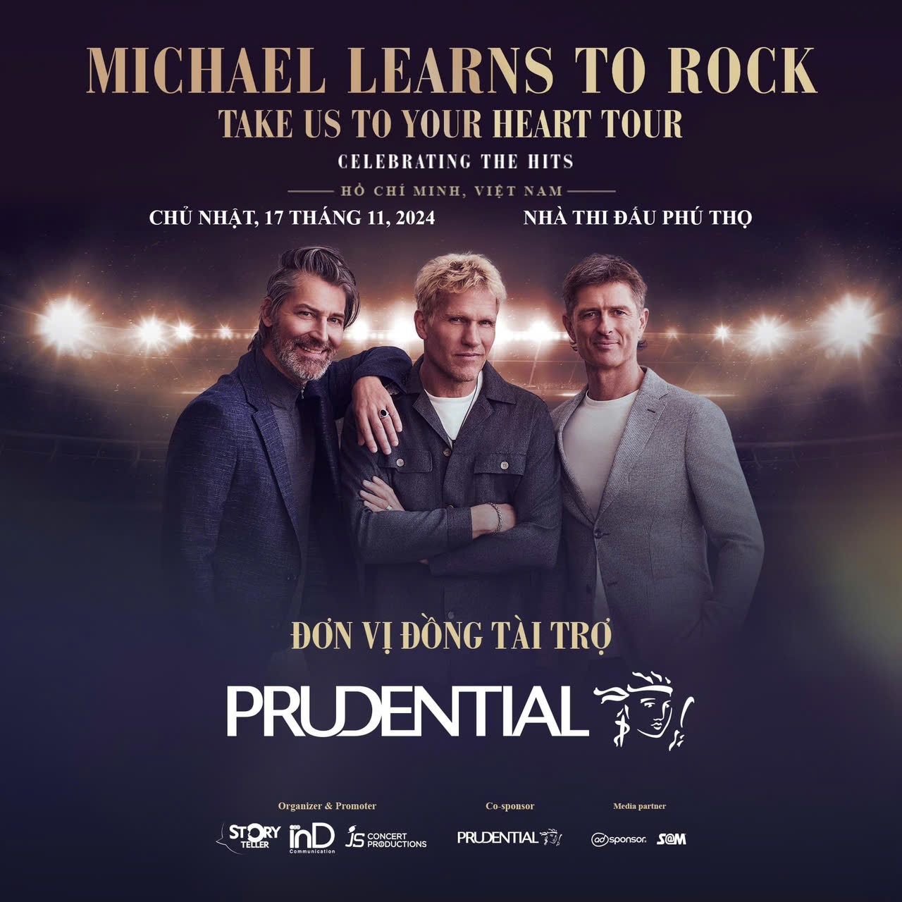 Nhóm nhạc huyền thoại Michael Learns To Rock hứa hẹn đưa đến đêm nhạc những ca khúc nổi tiếng và cả những bản hit mới.