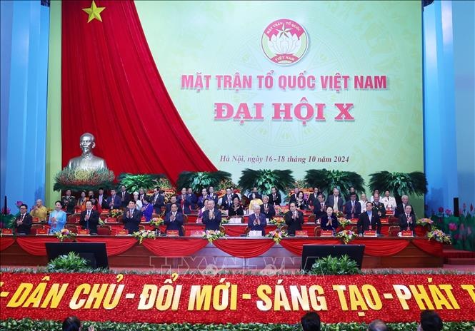 Khai mạc trọng thể Đại hội đại biểu toàn quốc Mặt trận Tổ quốc Việt Nam lần thứ X