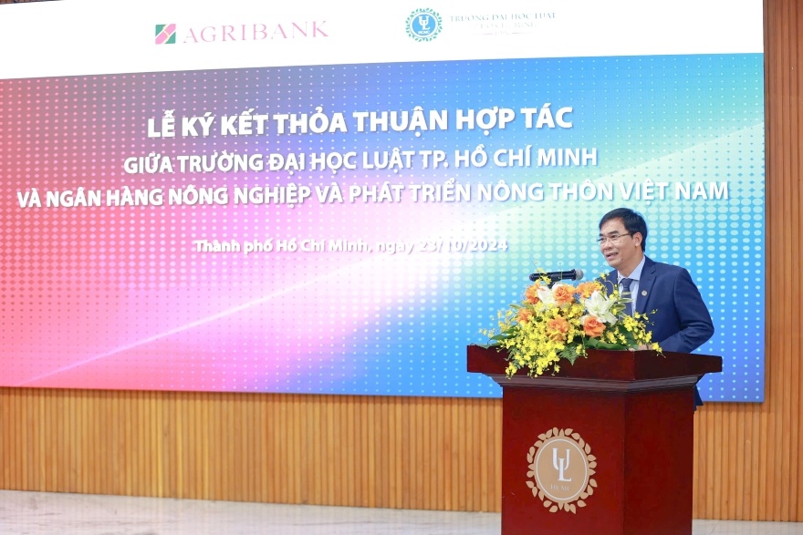 Agribank và Trường Đại học Luật TP.Hồ Chí Minh ký kết thỏa thuận hợp tác