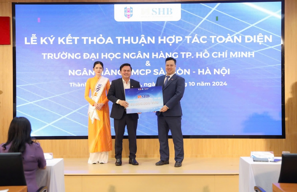 SHB ký kết hợp tác toàn diện với Trường Đại học Ngân hàng TP. Hồ Chí Minh