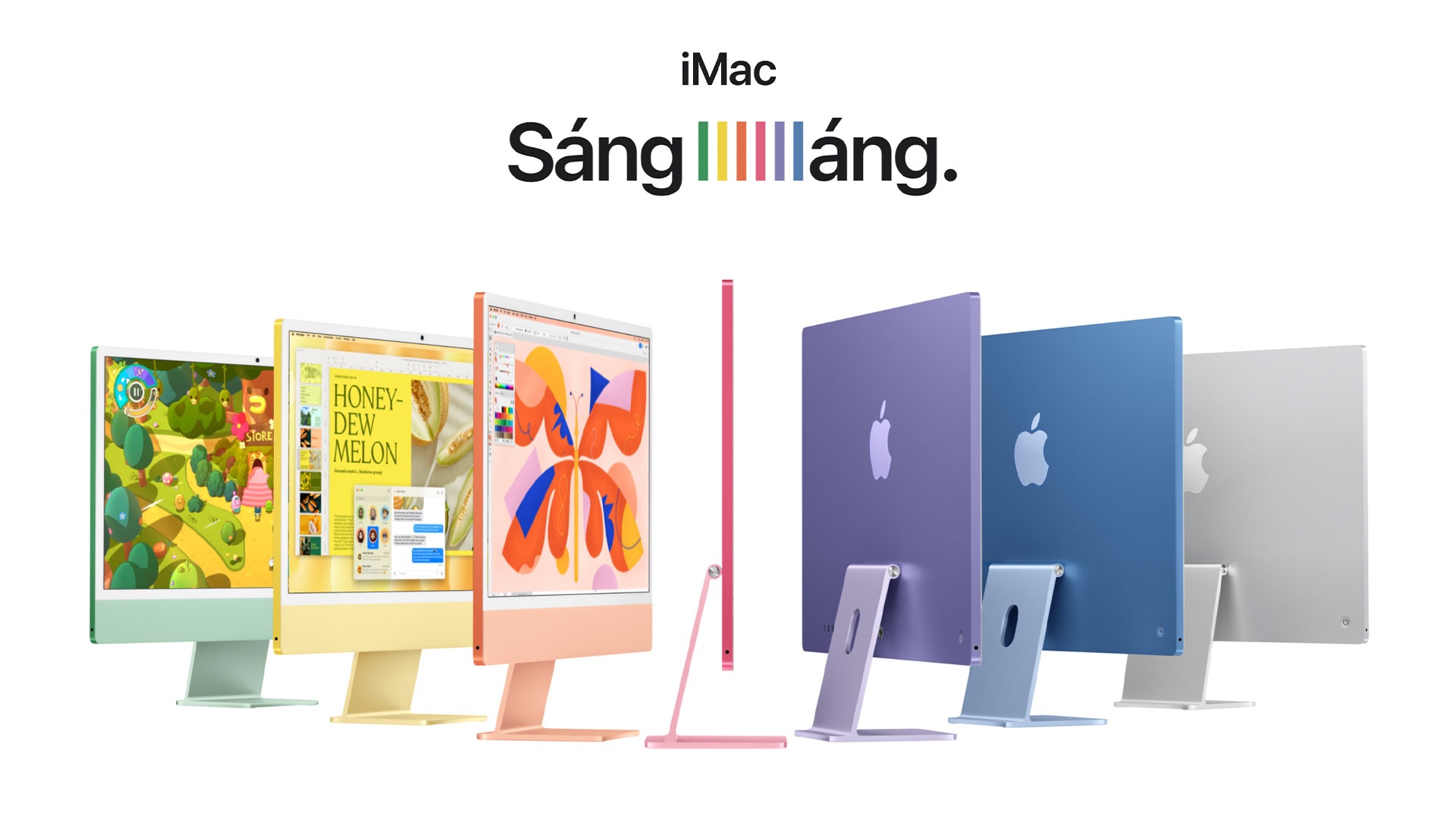 Apple ra mắt iMac với chip M4: RAM từ 16GB, có màu mới, giá từ 35 triệu đồng