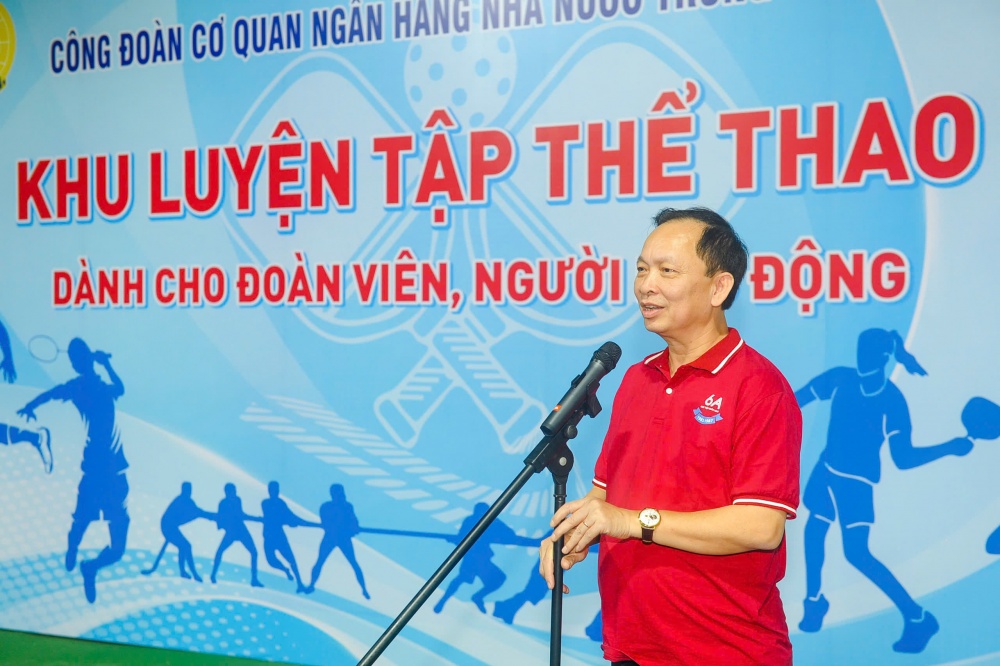 Công đoàn cơ quan NHTW khai trương khu luyện tập thể thao