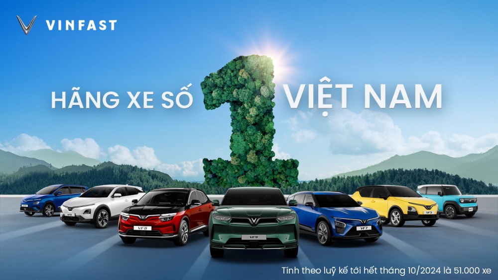 VinFast chiếm thị phần số 1 Việt Nam