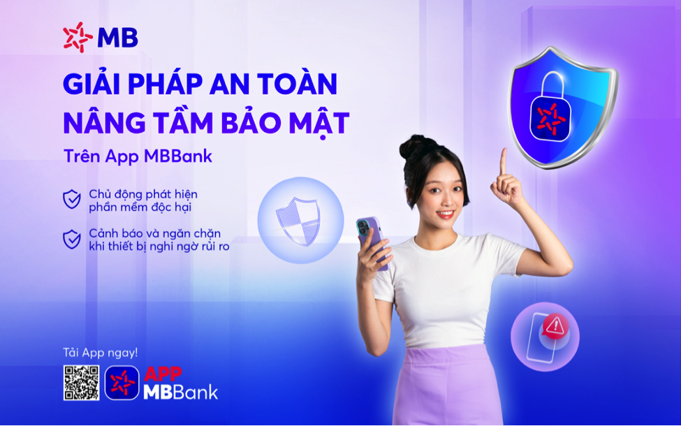 66 tỷ đồng được App MBBank bảo vệ nhờ tính năng phát hiện phần mềm độc hại