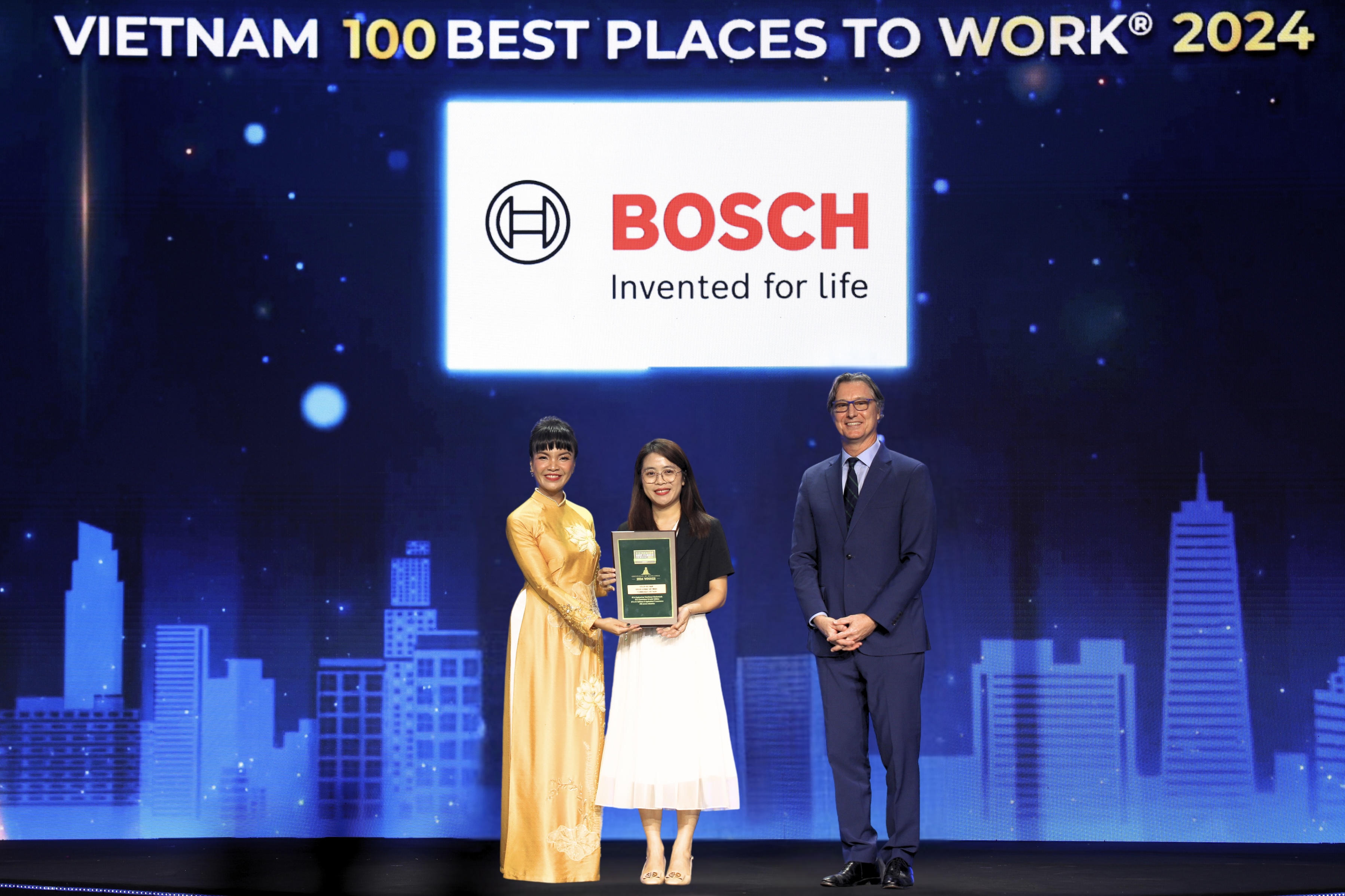 Bosch 10 năm liên tiếp “lọt” danh sách Top 100 môi trường làm việc tốt nhất tại Việt Nam