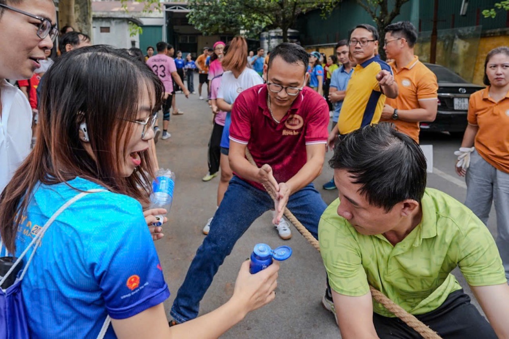 Giao lưu thể thao Khối các tổ chức sự nghiệp NHNN năm 2024 thành công tốt đẹp