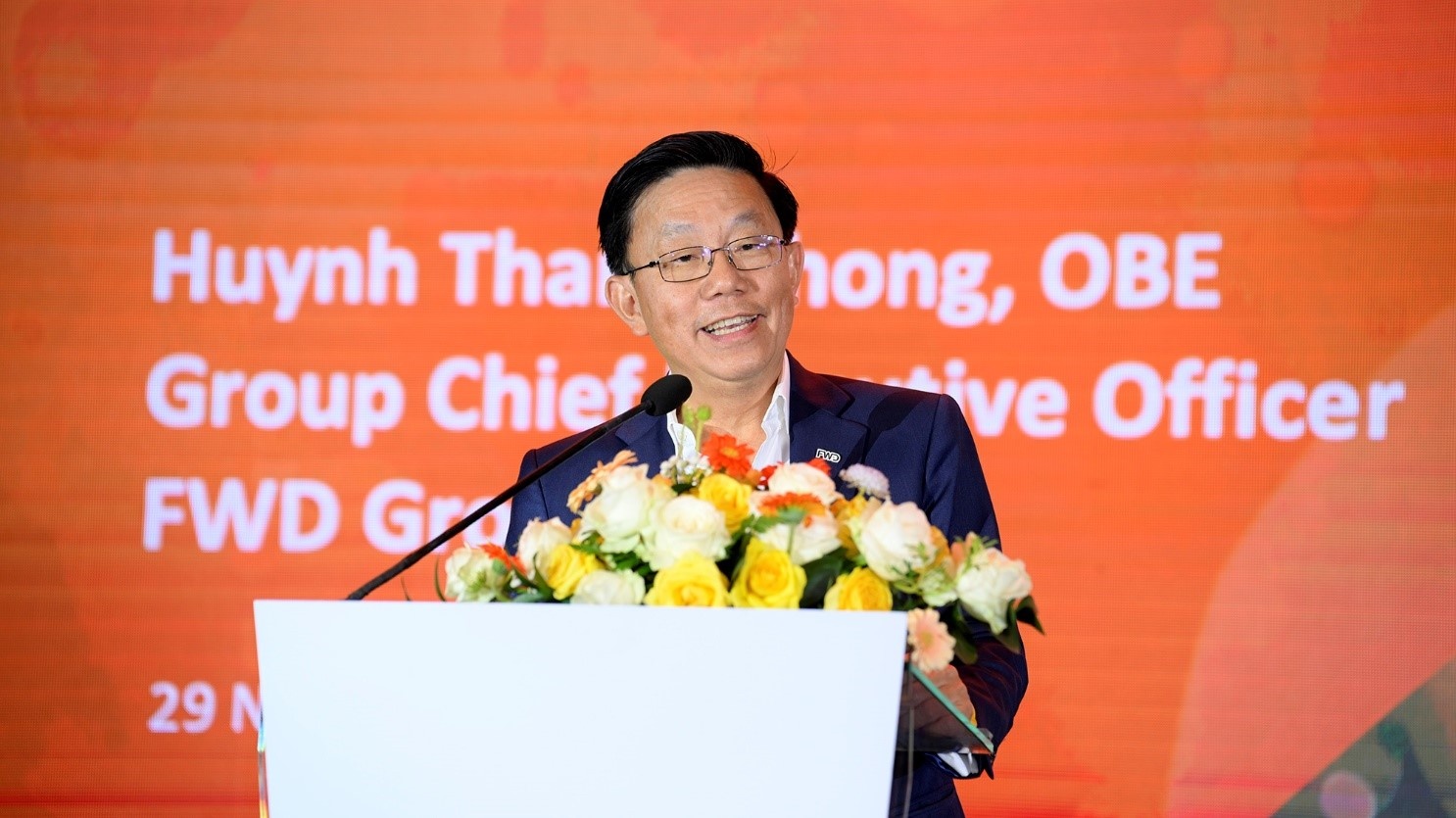 ông Huỳnh Thanh Phong - Tổng Giám đốc Tập đoàn FWD đã chia sẻ những góc nhìn về bức tranh tổng quan của thị trường bảo hiểm Đông Nam Á, đặc biệt là Việt Nam.