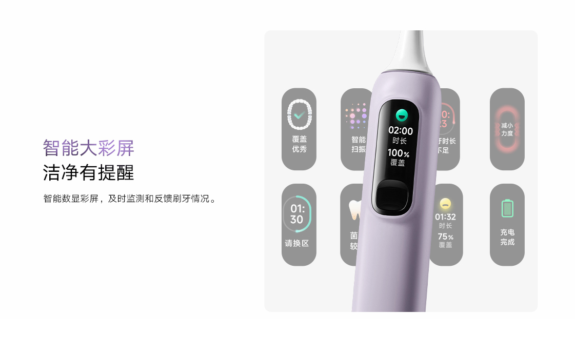 Xiaomi ra mắt bàn chải điện có màn hình màu, pin 180 ngày và IPX8, giá chỉ 695 nghìn đồng