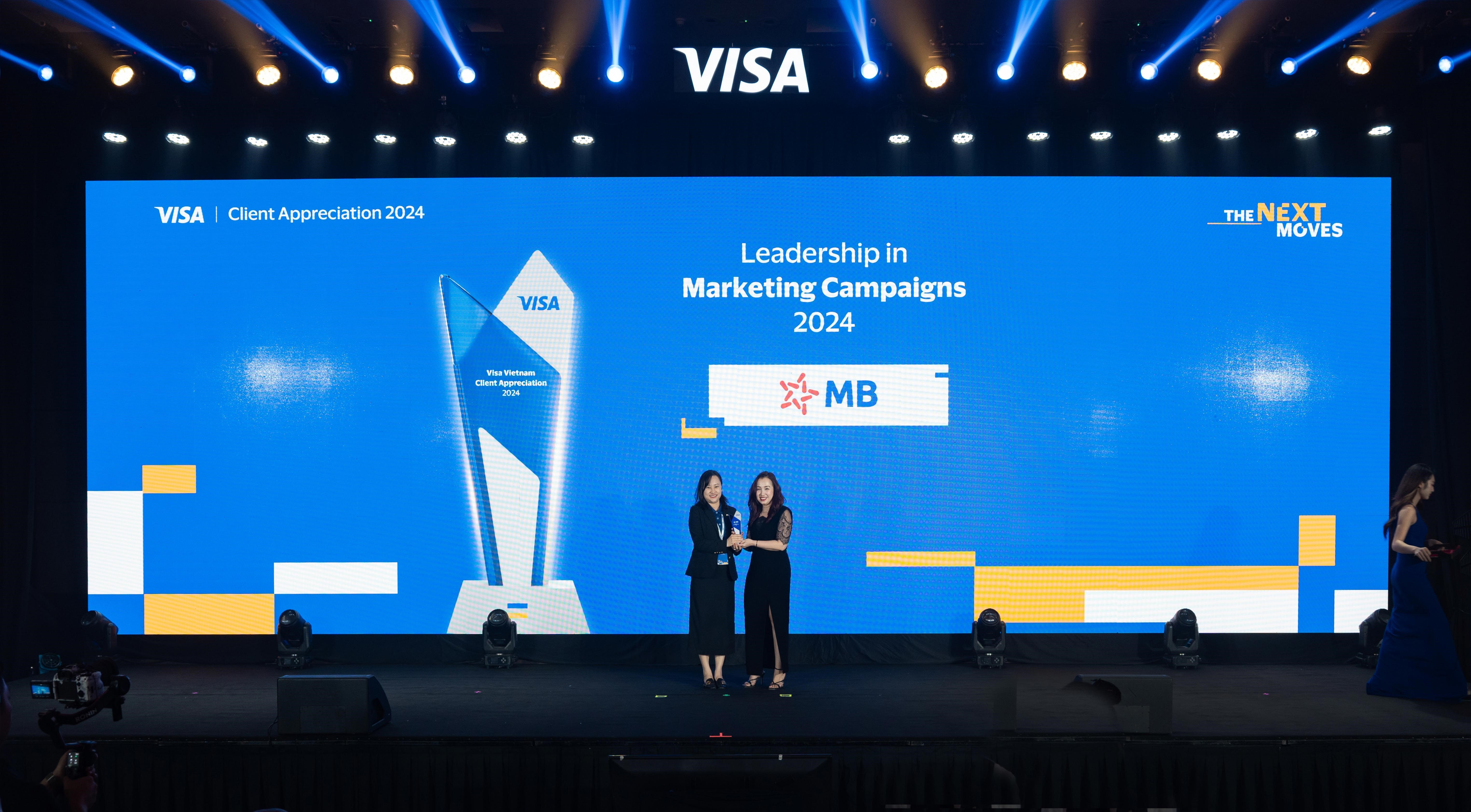 Visa trao tặng giải thưởng “Ngân hàng dẫn đầu về các chiến dịch Marketing 2024” cho MB