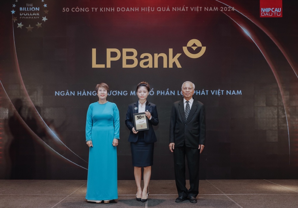 LPBank lọt top đầu 50 Doanh nghiệp kinh doanh hiệu quả và nhà tuyển dụng được yêu thích 2024