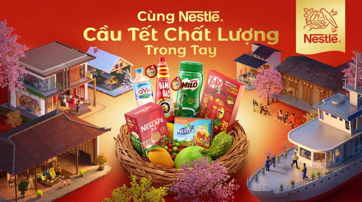 Nestlé Việt Nam khởi động chương trình “Cùng Nestlé, cầu tết chất lượng trong tay”