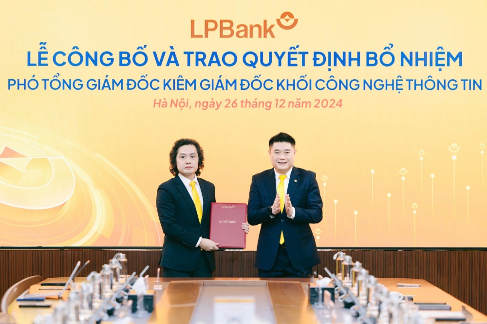 LPBank bổ nhiệm ông Lưu Danh Đức làm Phó Tổng Giám đốc kiêm Giám đốc Khối Công nghệ Thông tin