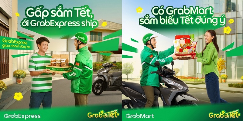 Việc mua sắm, trải nghiệm Tết trở nên thuận tiện hơn nhờ các nền tảng như Grab