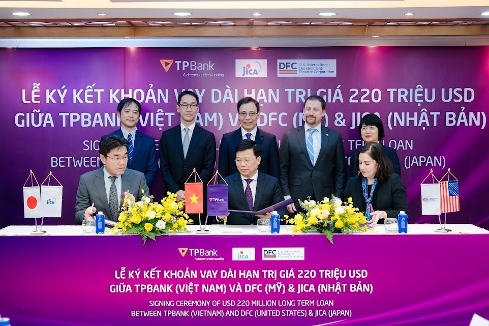 TPBank nhận khoản vay 220 triệu USD từ DFC và JICA