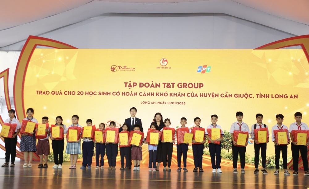 T&T Group luôn đồng hành cùng các địa phương trong công tác an sinh xã hội, trong đó có tỉnh Long An