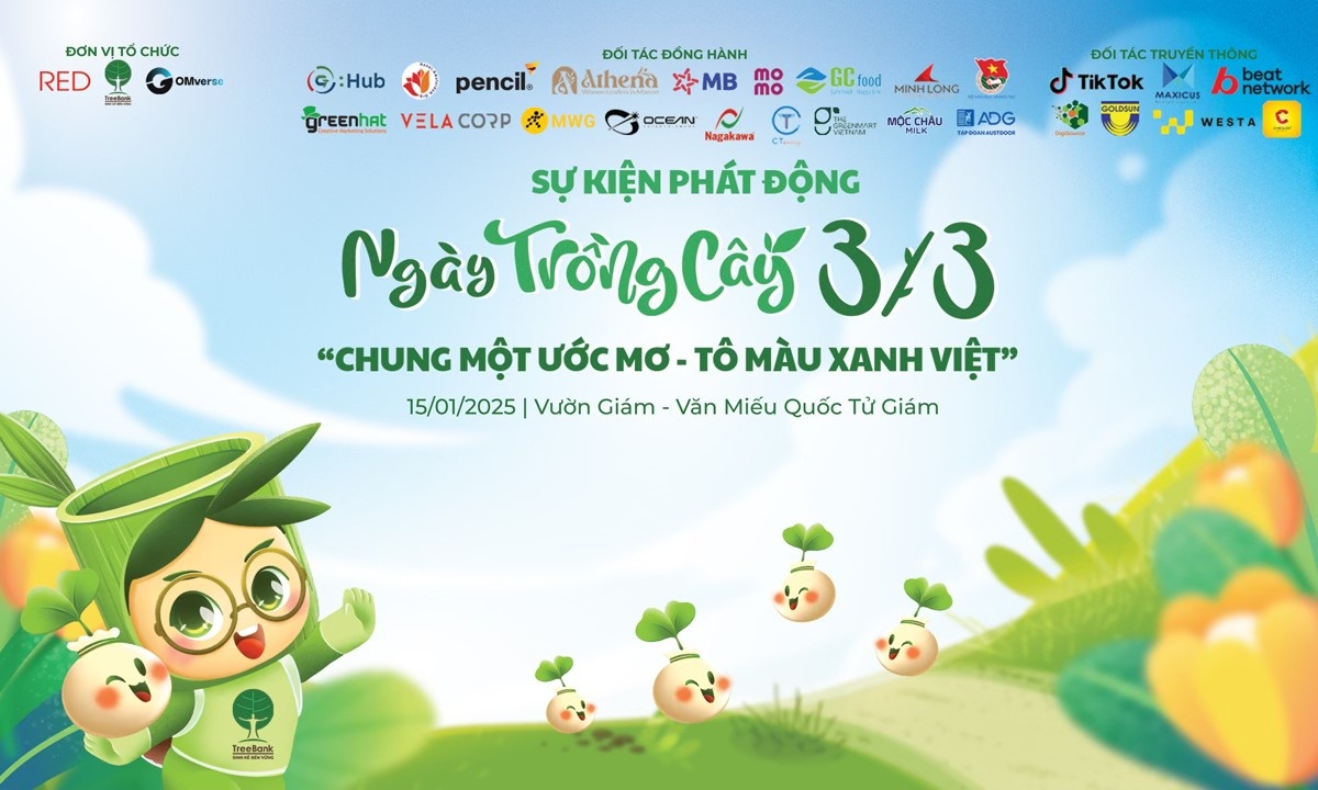 TreeBank phát động Ngày trồng cây 2025