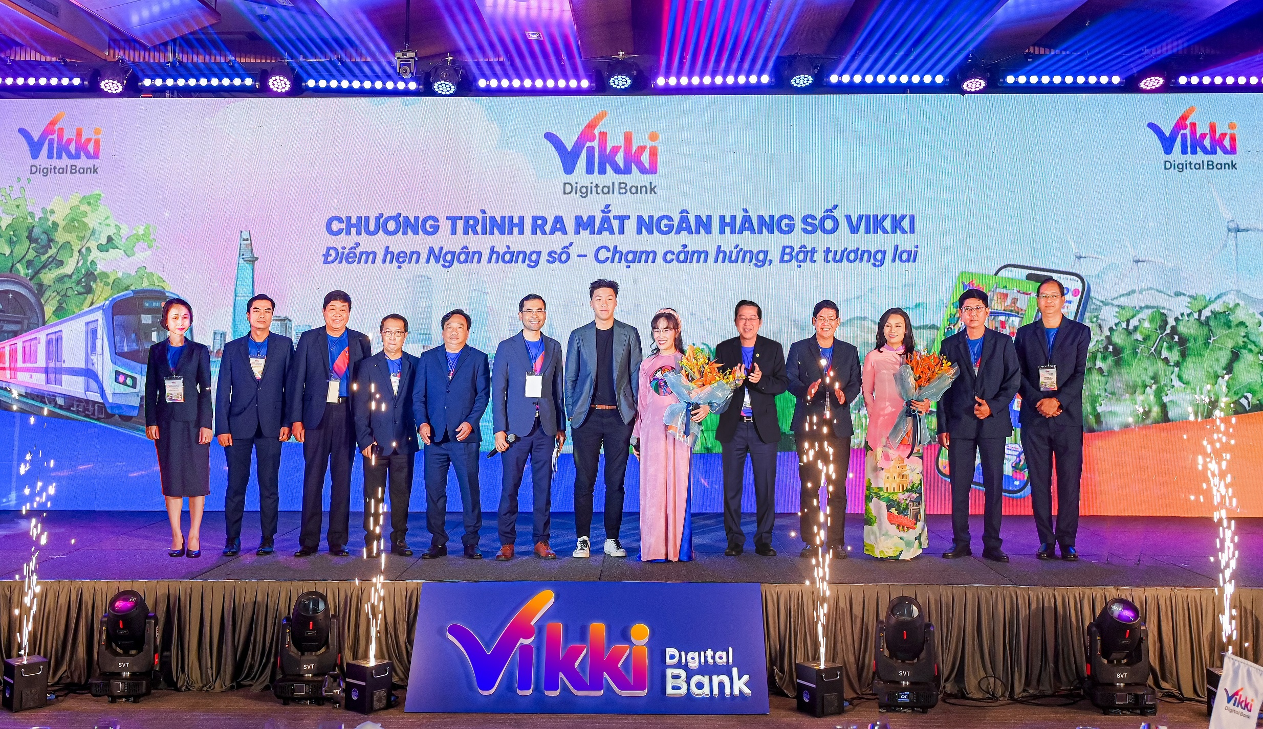  Buổi lễ ra mắt Ngân hàng Số Vikki - Điểm chạm Ngân hàng số, Chạm cảm hứng, Bật tương lai