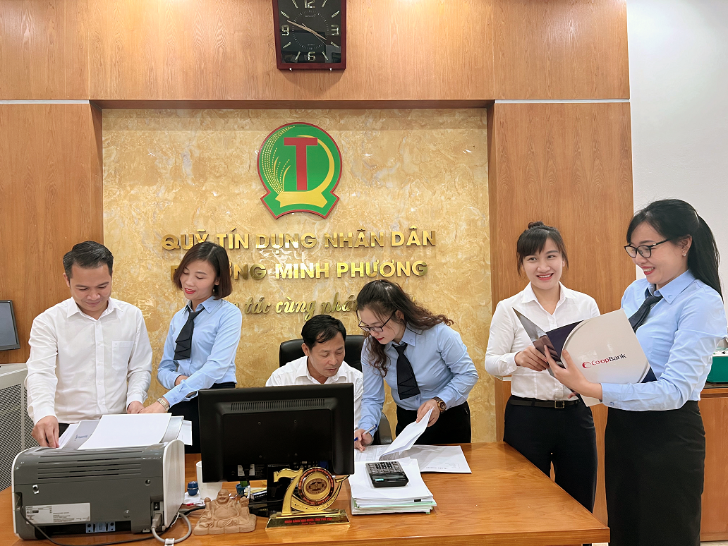 Cán bộ Chi nhánh Co-opBank tư vấn hỗ trợ QTDND. (Ảnh minh họa) Cán bộ Chi nhánh Co-opBank tư vấn hỗ trợ QTDND. (Ảnh minh họa)