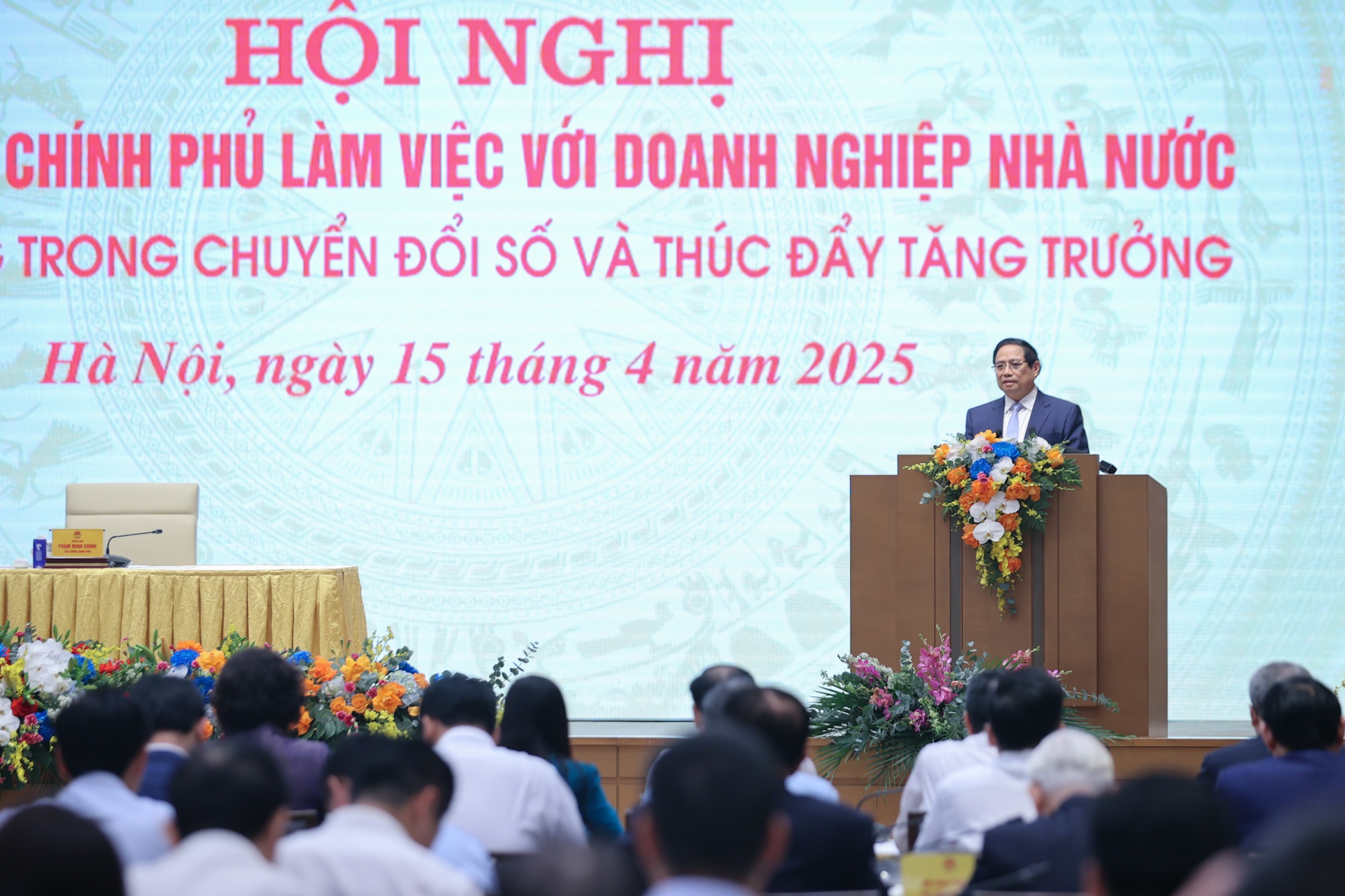Thủ tướng Chính phủ Phạm Minh Chính chủ trì Hội nghị - Ảnh: VGP/Nhật Bắc