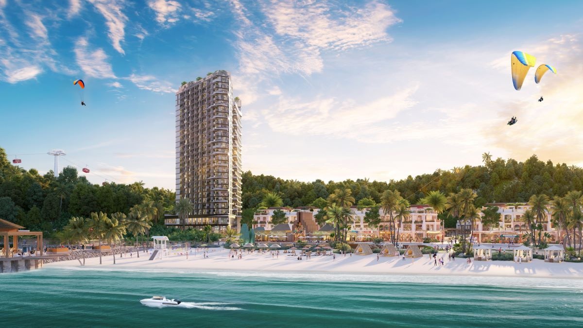 Tòa căn hộ The Xanh 1 với kiến trúc vững chãi tựa “Bạch Hổ” (Ảnh: Sun Property) Tòa căn hộ The Xanh 1 với kiến trúc vững chãi tựa “Bạch Hổ” (Ảnh: Sun Property)