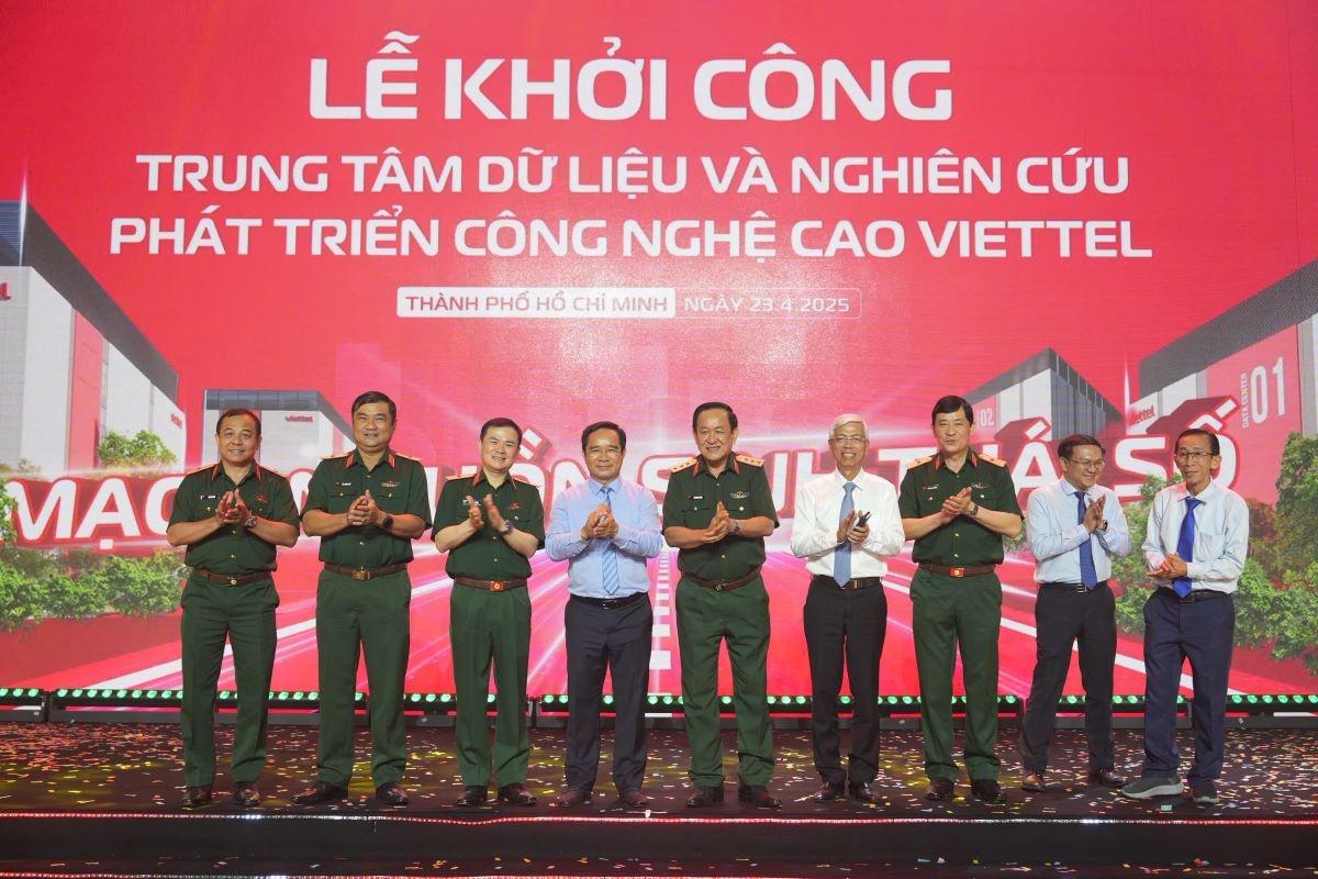 Viettel khởi công trung tâm dữ liệu siêu lớn tại thành phố Hồ Chí Minh Viettel khởi công trung tâm dữ liệu siêu lớn tại thành phố Hồ Chí Minh