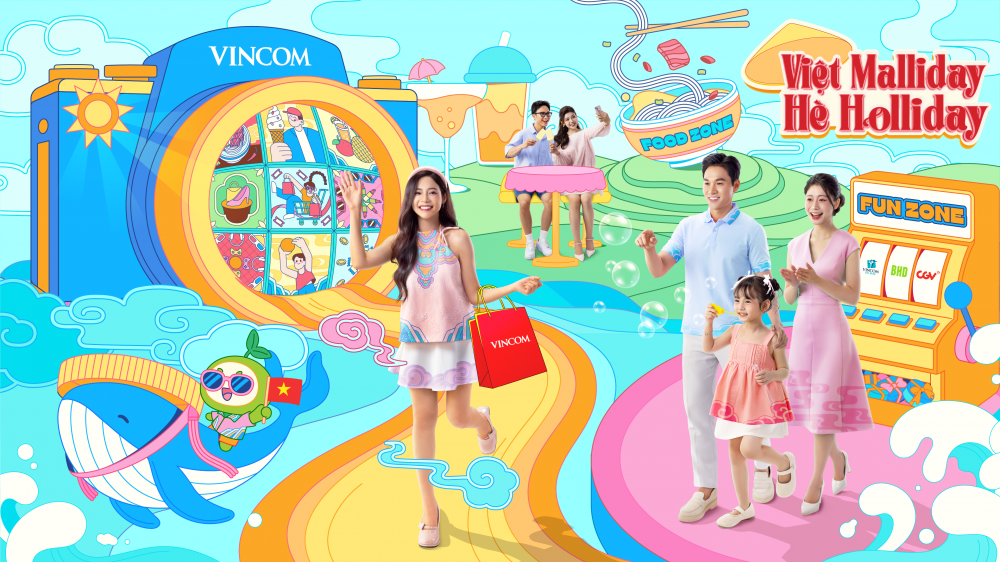 Vincom tổ chức chuỗi sự kiện “Việt Malliday - Hè Holiday”: Trải nghiệm hè rực rỡ gắn kết tinh thần Việt