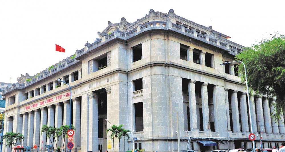 Tòa nhà Ngân hàng Quốc gia Việt Nam (nay là trụ sở NHNN Việt Nam tại TP.HCM) Tòa nhà Ngân hàng Quốc gia Việt Nam (nay là trụ sở NHNN Việt Nam tại TP.HCM)