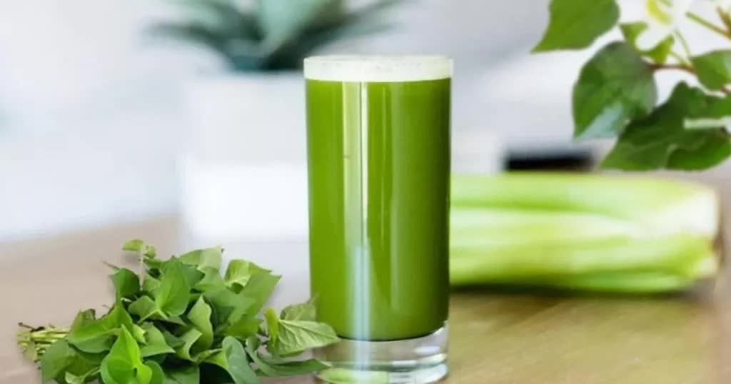 Nước ép rau diếp cá