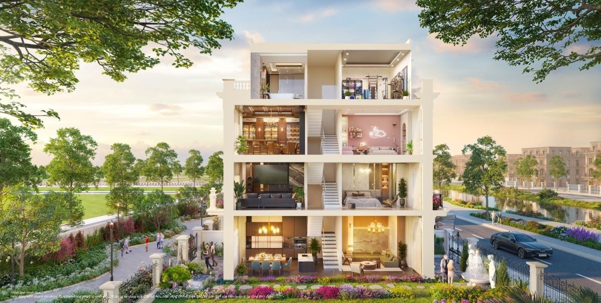 Biệt thự vườn Vịnh Bình Minh được thiết kế độc bản, là tuyên ngôn sống của giới thượng lưu