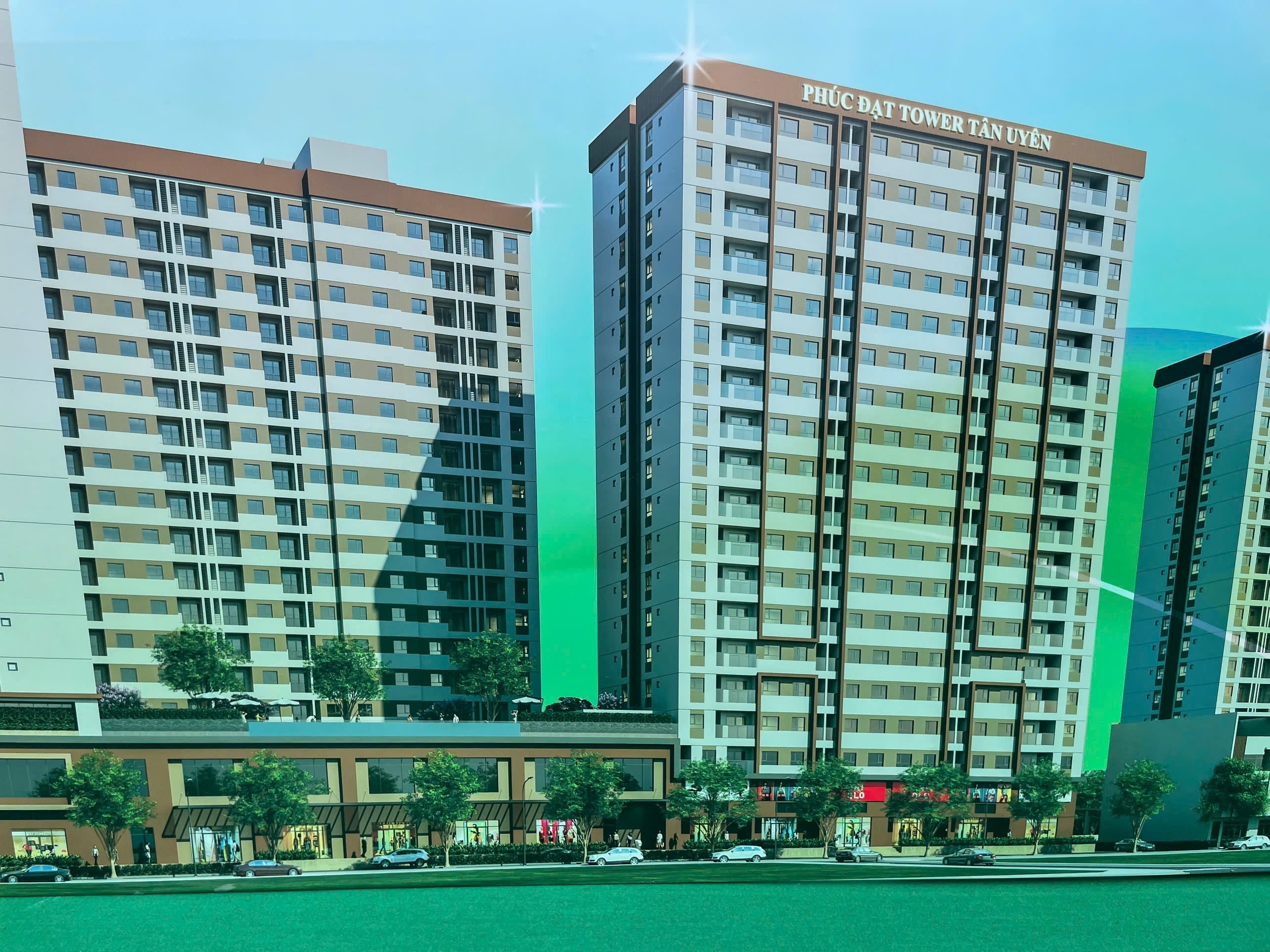 Phối cảnh nhà ở xã hội cao tầng Phối cảnh nhà ở xã hội cao tầng