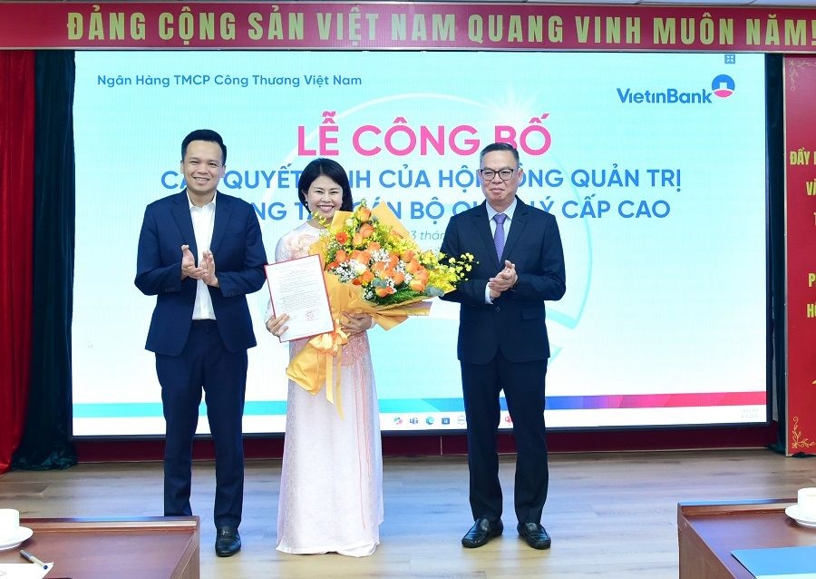 Bà Nguyễn Bảo Thanh Vân - Giám đốc Khối Tài chính VietinBank giữ chức vụ Phó Tổng Giám đốc kiêm Giám đốc Khối Tài chính VietinBank từ ngày 28/5/2025.