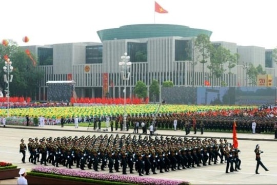 Hà Nội chuẩn bị lễ diễu binh, diễu hành dịp Quốc khánh 2/9 chu đáo, trang trọng. (Ảnh minh họa).