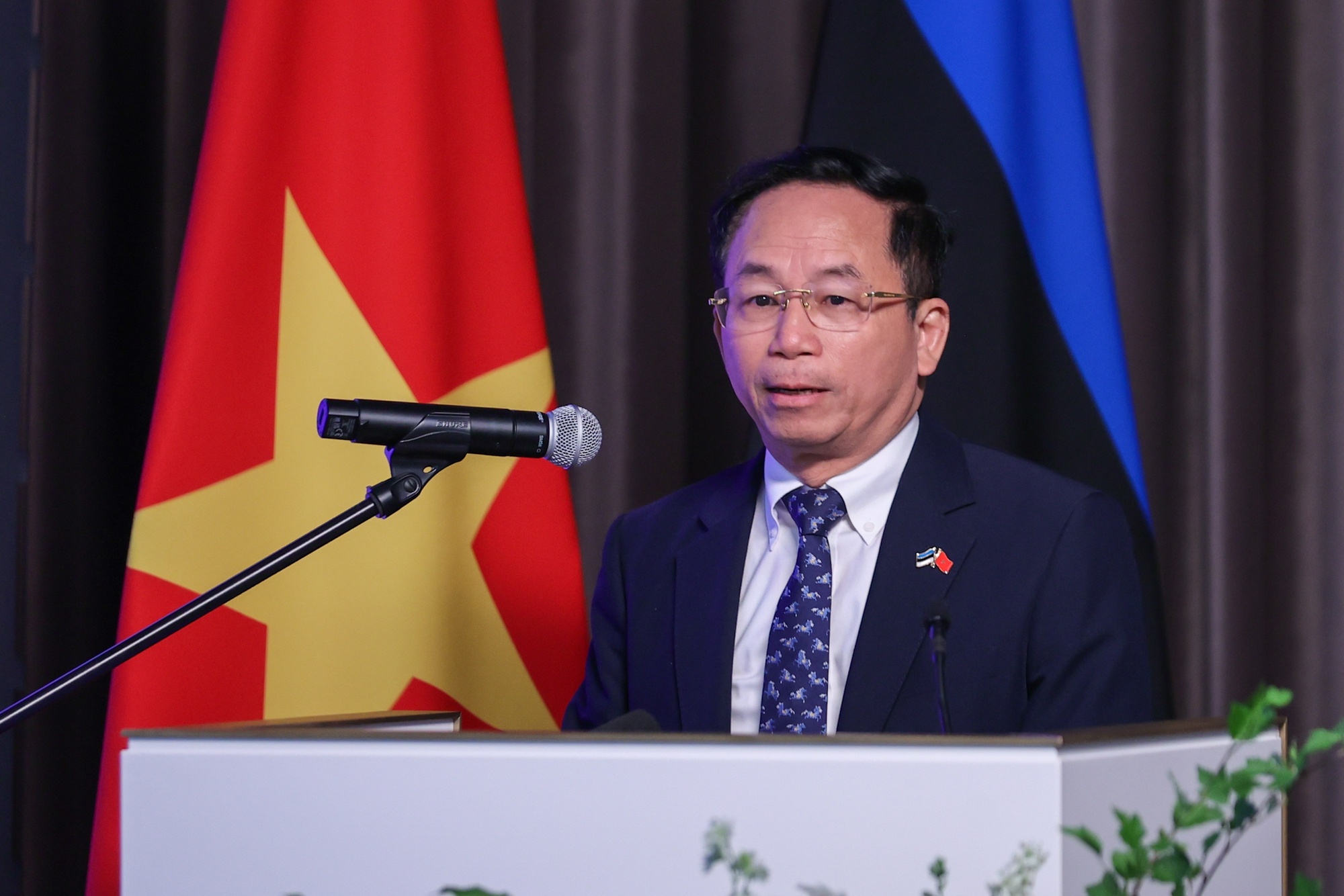 Phó Tổng giám đốc Tập đoàn Điện lực Việt Nam Nguyễn Xuân Nam phát biểu - Ảnh: VGP/Nhật Bắc