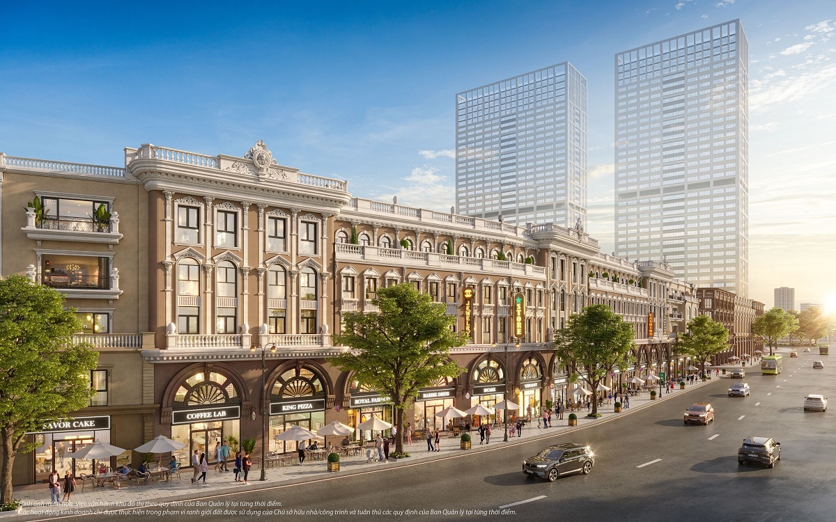 Các căn hương mại tại Vinhomes The Gallery có diện tích gần 700m2, mặt tiền lên tới 8m.