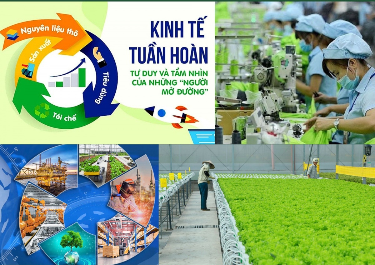 nhiều mô hình kinh tế tuần hoàn đã bước đầu được triển khai tại Việt Nam. Trong nông nghiệp, mô hình VAC, VACR hay nông - lâm kết hợp giúp tối ưu hóa tài nguyên đất, nước và chất thải nhiều mô hình kinh tế tuần hoàn đã bước đầu được triển khai tại Việt Nam. Trong nông nghiệp, mô hình VAC, VACR hay nông - lâm kết hợp giúp tối ưu hóa tài nguyên đất, nước và chất thải